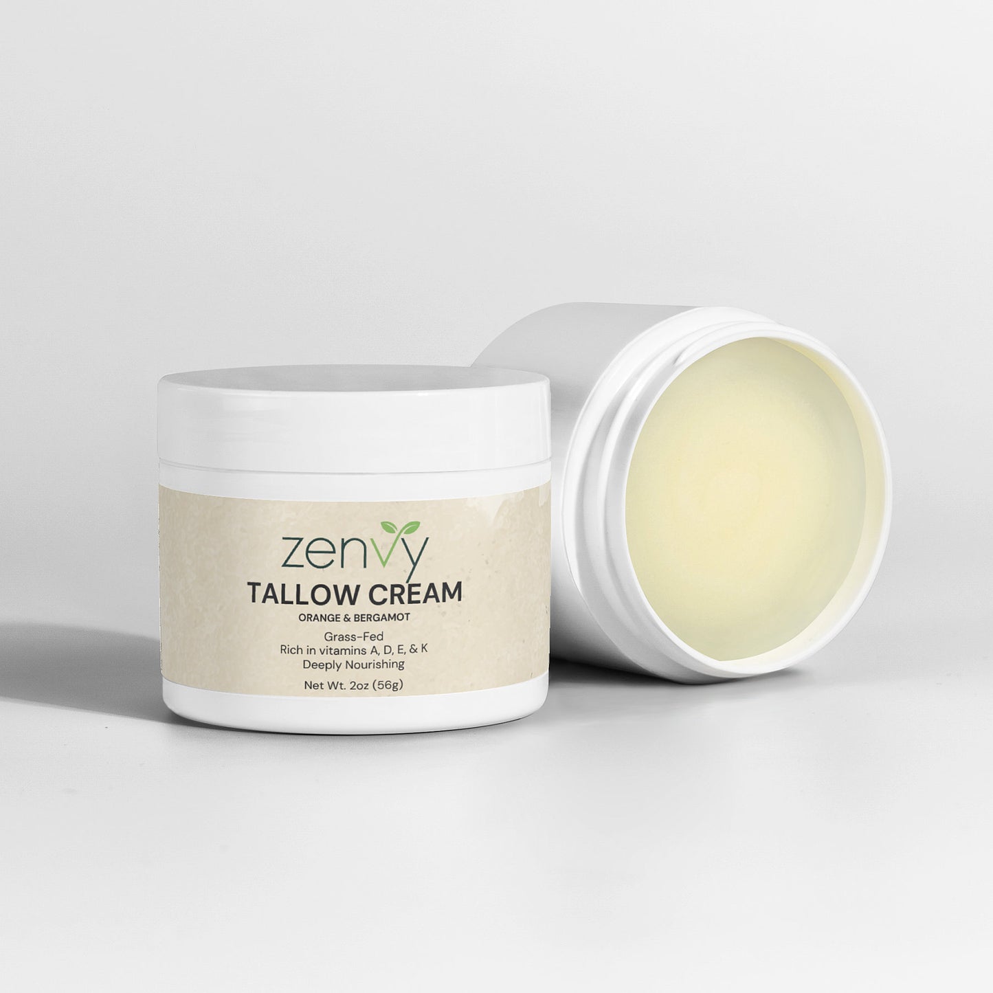 Zenvy Tallow Cream Orange & Bergamot