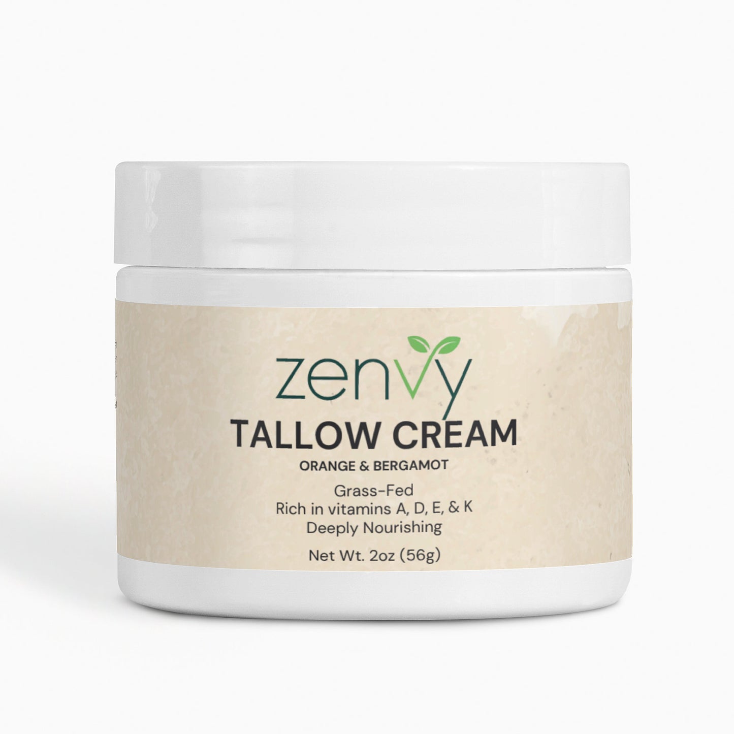 Zenvy Tallow Cream Orange & Bergamot