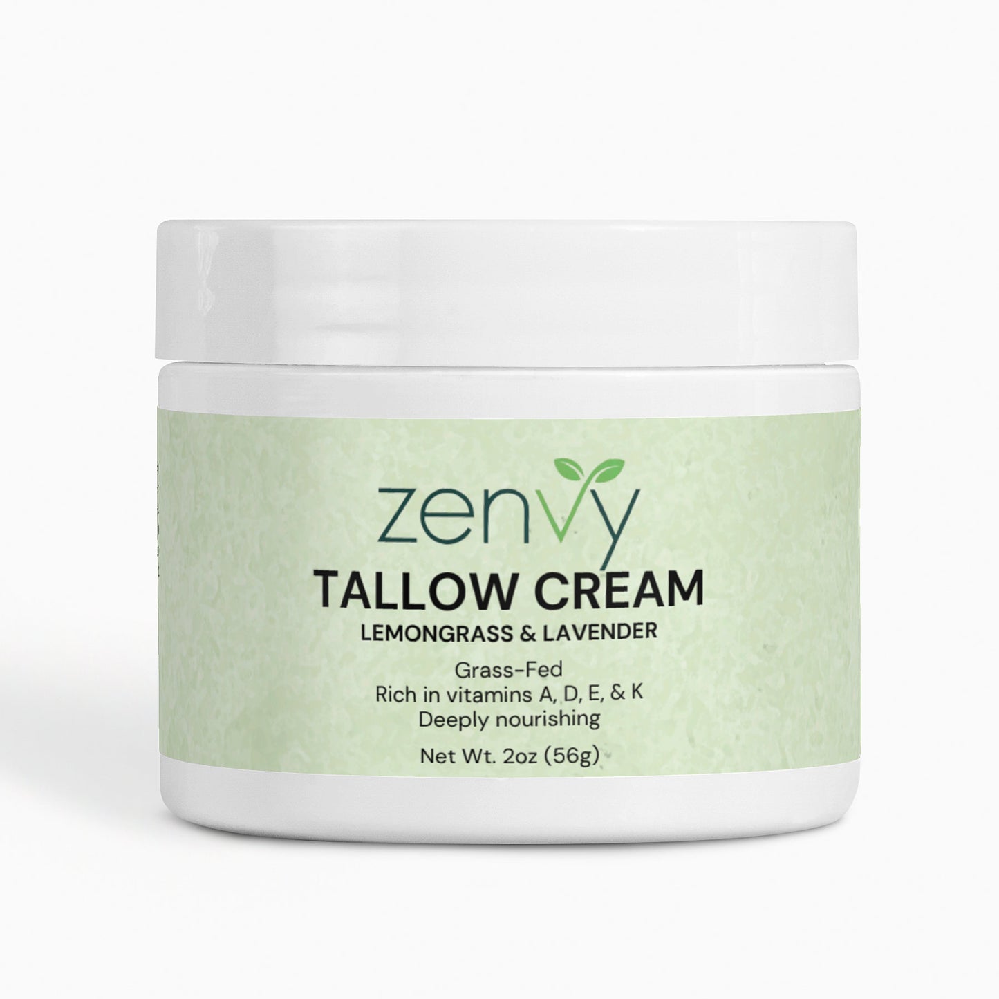 Zenvy Tallow Cream Lemongrass & Lavender