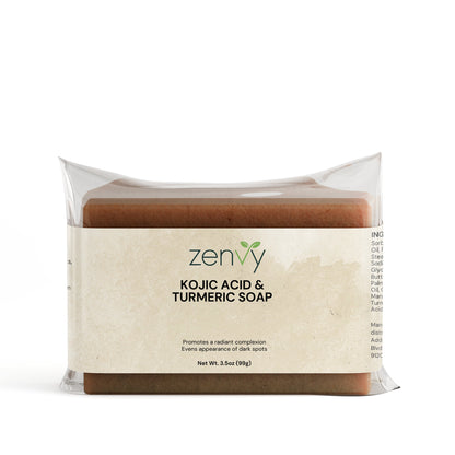 Zenvy Kojic Acid & Turmeric Soap