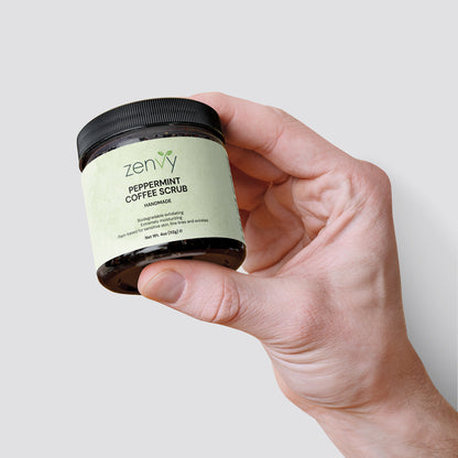 Zenvy Peppermint Coffee Scrub