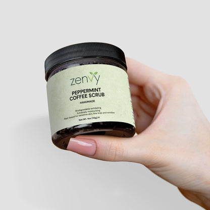 Zenvy Peppermint Coffee Scrub