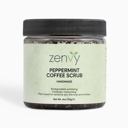 Zenvy Peppermint Coffee Scrub