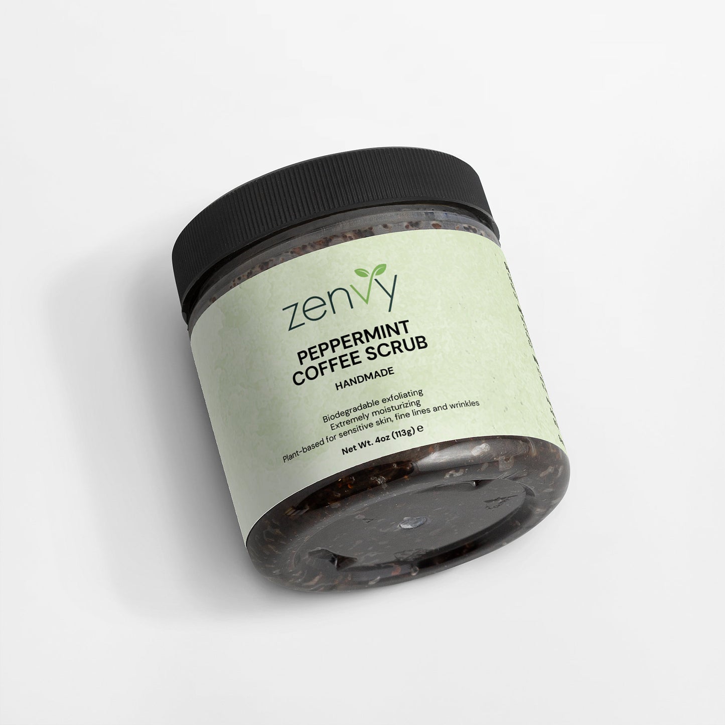 Zenvy Peppermint Coffee Scrub