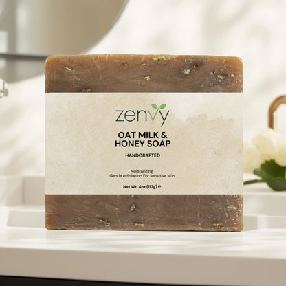 Zenvy Oat Milk Honey Soap