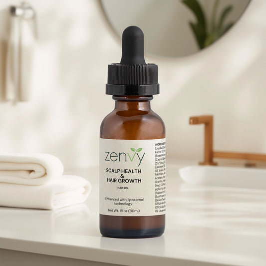 Zenvy Hair Oil for Scalp Health and Hair Growth