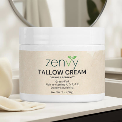 Zenvy Tallow Cream Orange & Bergamot